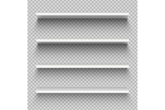 Download White Empty Shop Product Shelves - Elves Collection