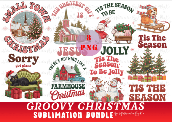Download Vintage Christmas Bundle PNG Clipart - Vintage christmas bundle Collection