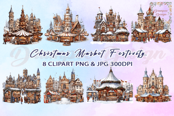 Download Christmas Market Festivity Clipart - Festivity Collection