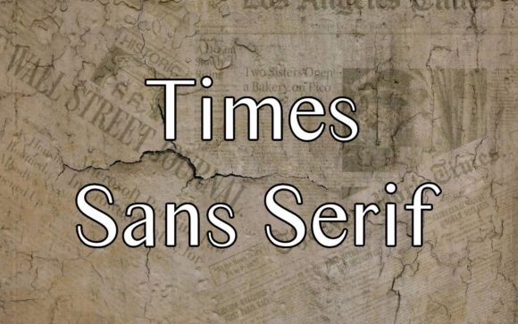 Download Times Sans Serif - Premium Resources