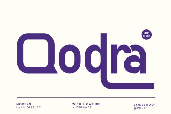 Download Qodra Sans Serif - Premium Resources