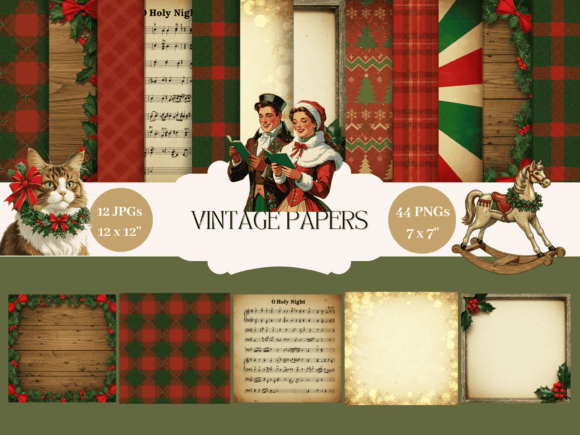 Download Vintage Christmas Bundle - Vintage christmas bundle Collection